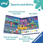Search and Shine In the Night : Light-up, seek and find