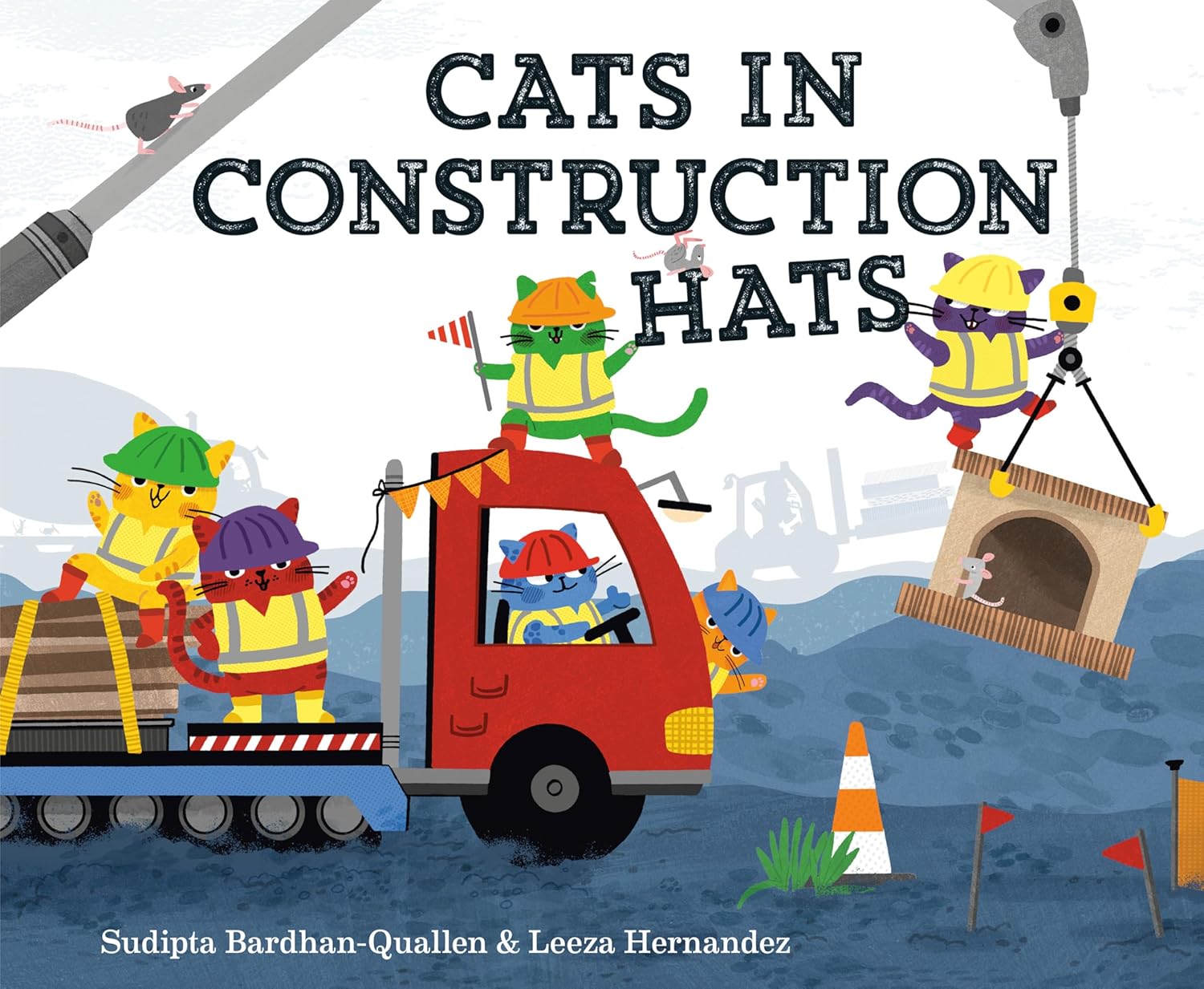 Cats in Construction Hats