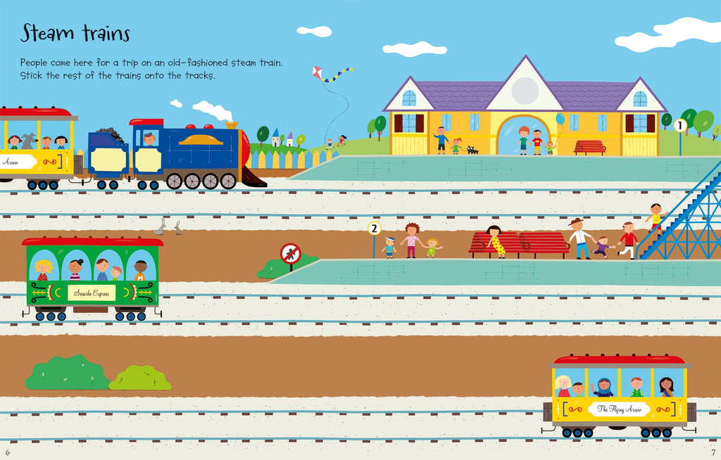 Trains First Sticker Book