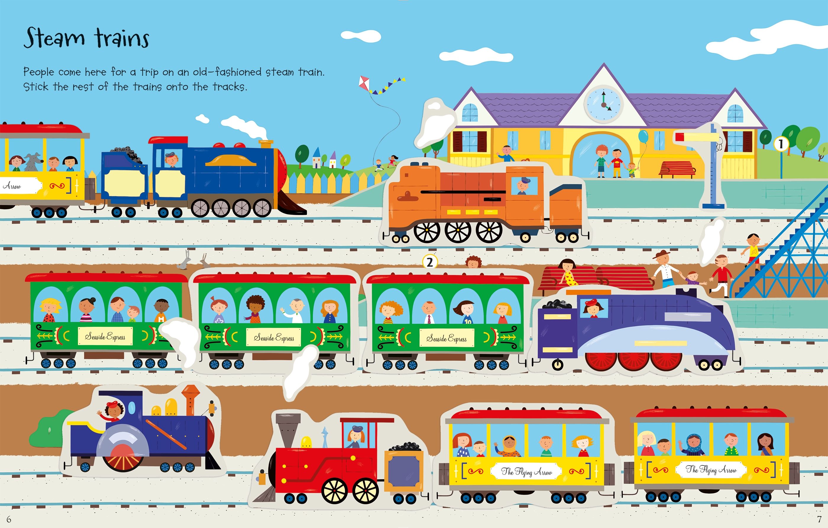 Trains First Sticker Book
