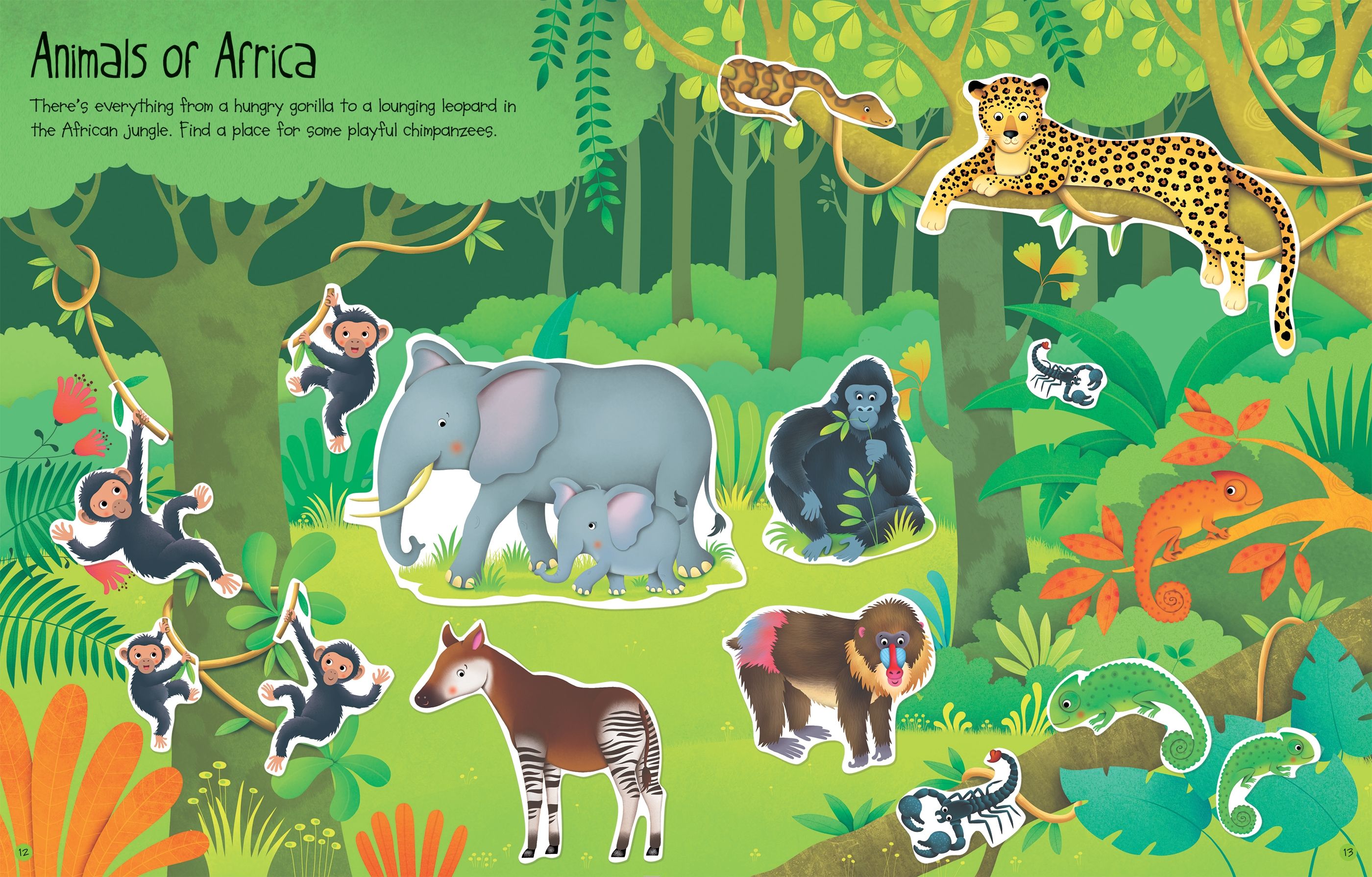 Jungle First Sticker Book