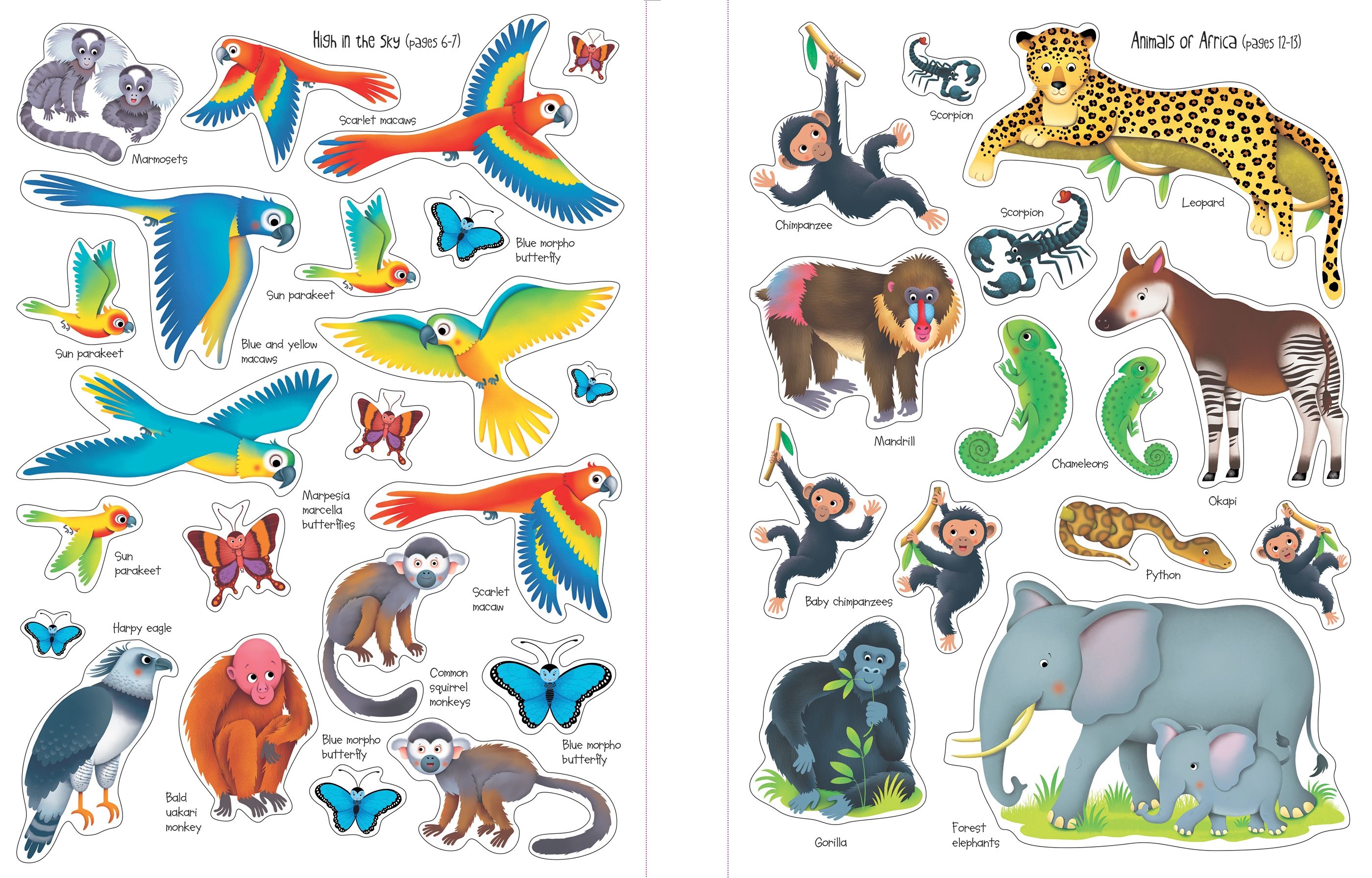 Jungle First Sticker Book