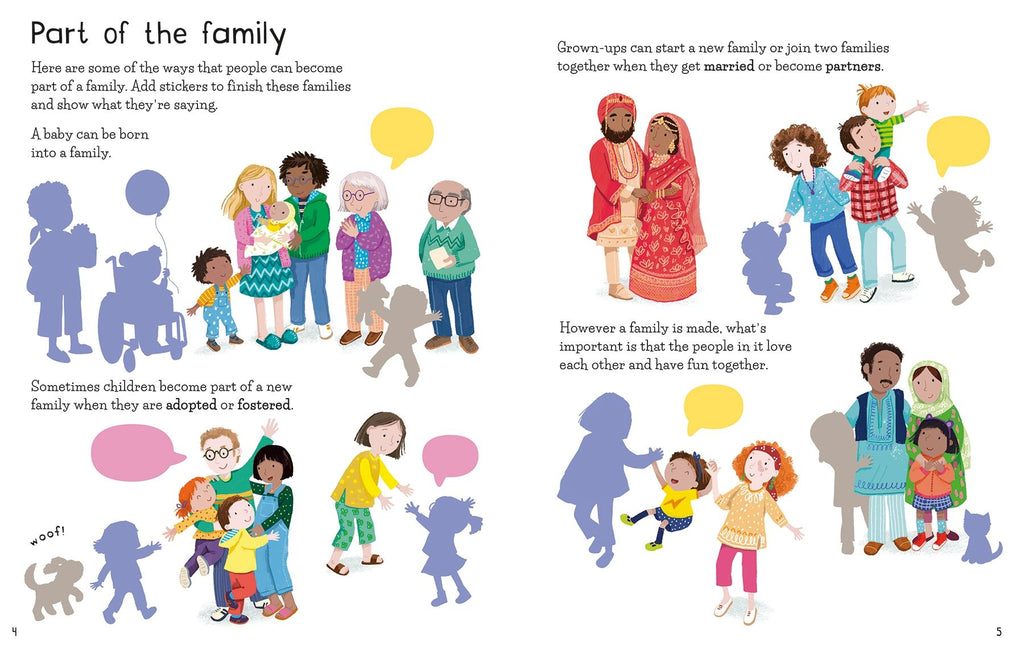 Families First Sticker Book