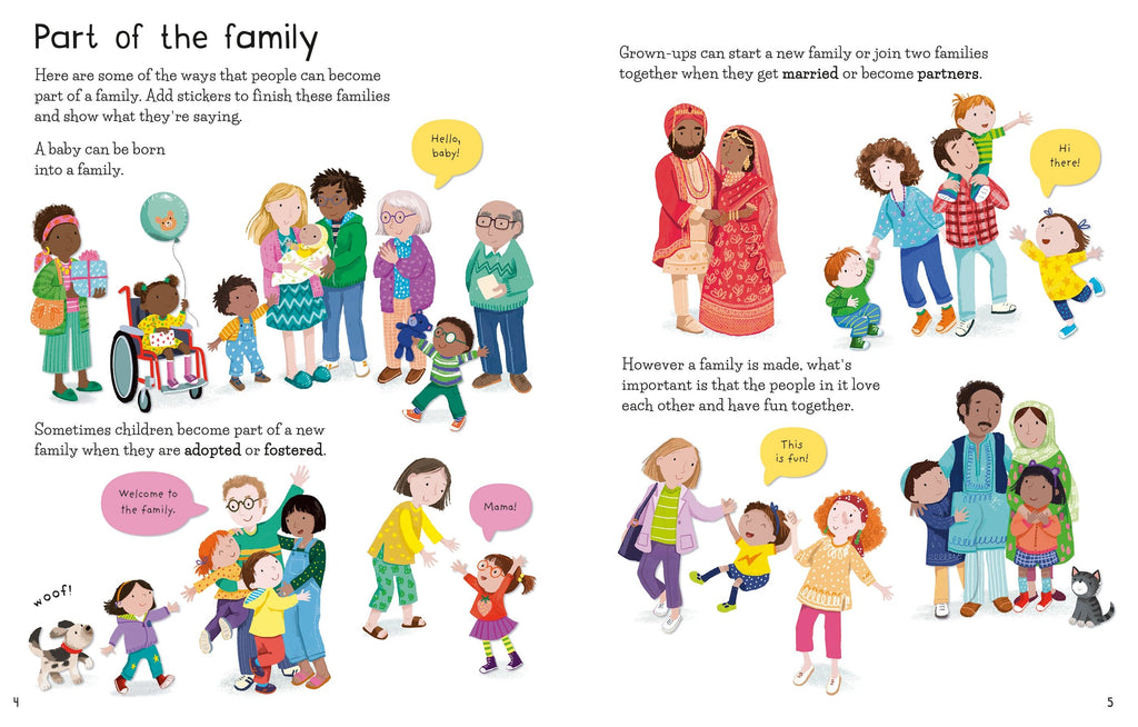 Families First Sticker Book