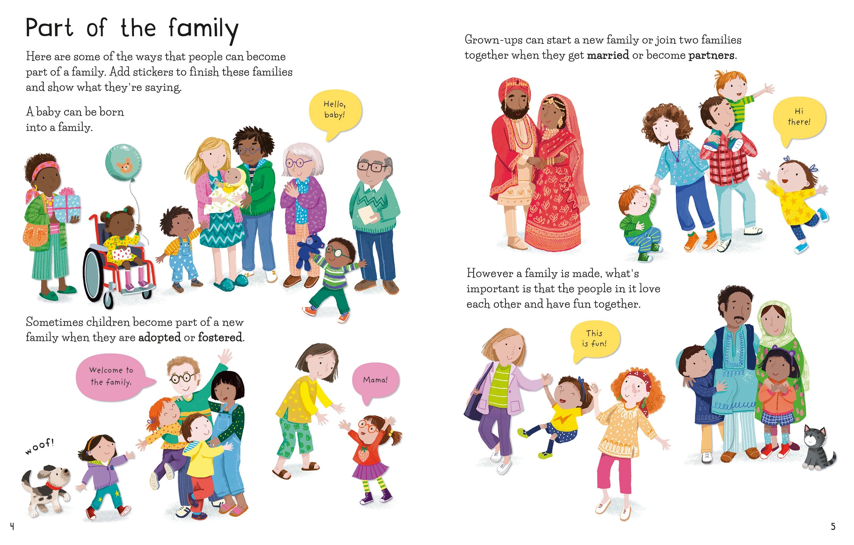 Families First Sticker Book
