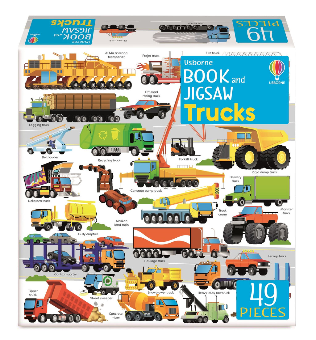 Book and Jigsaw Trucks