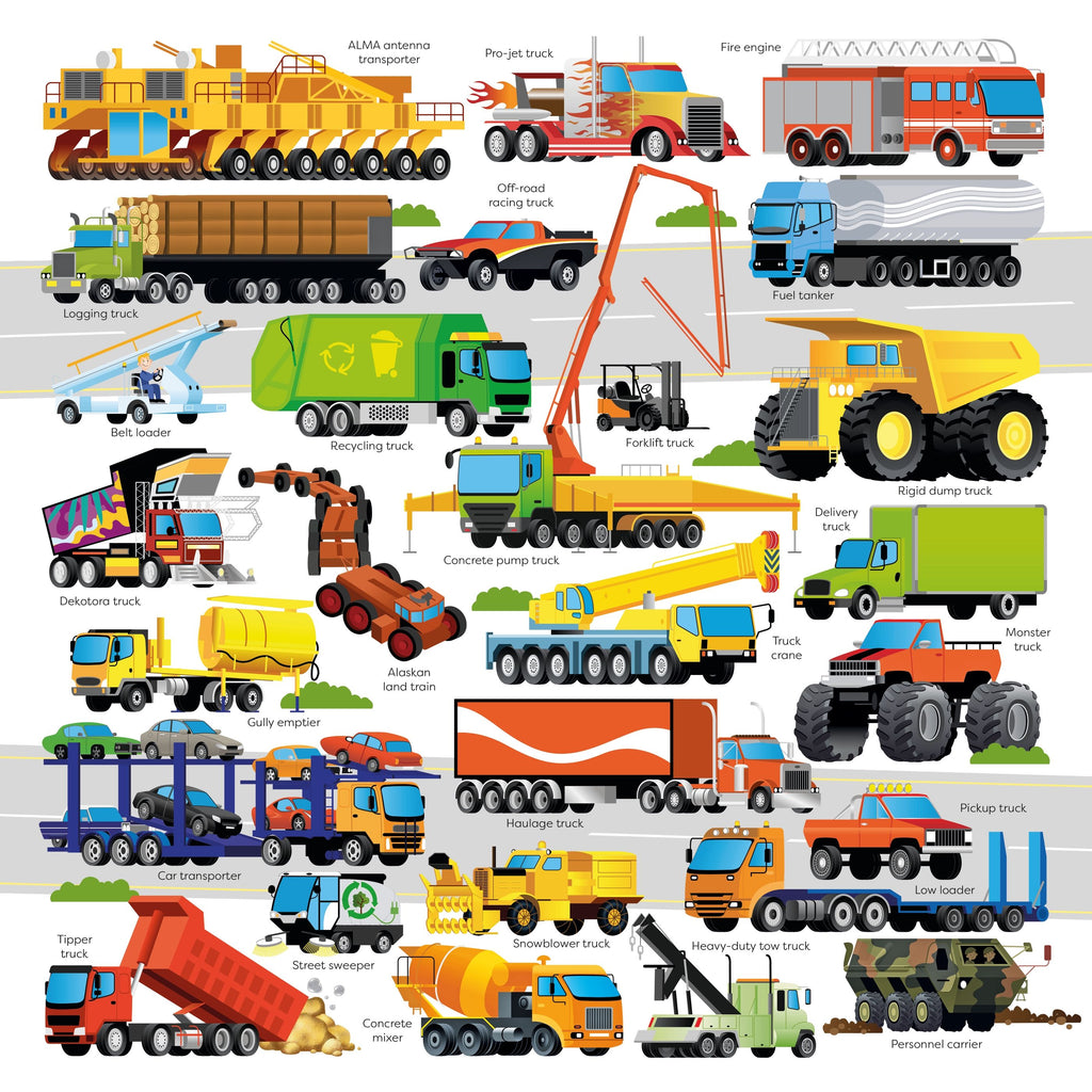 Book and Jigsaw Trucks