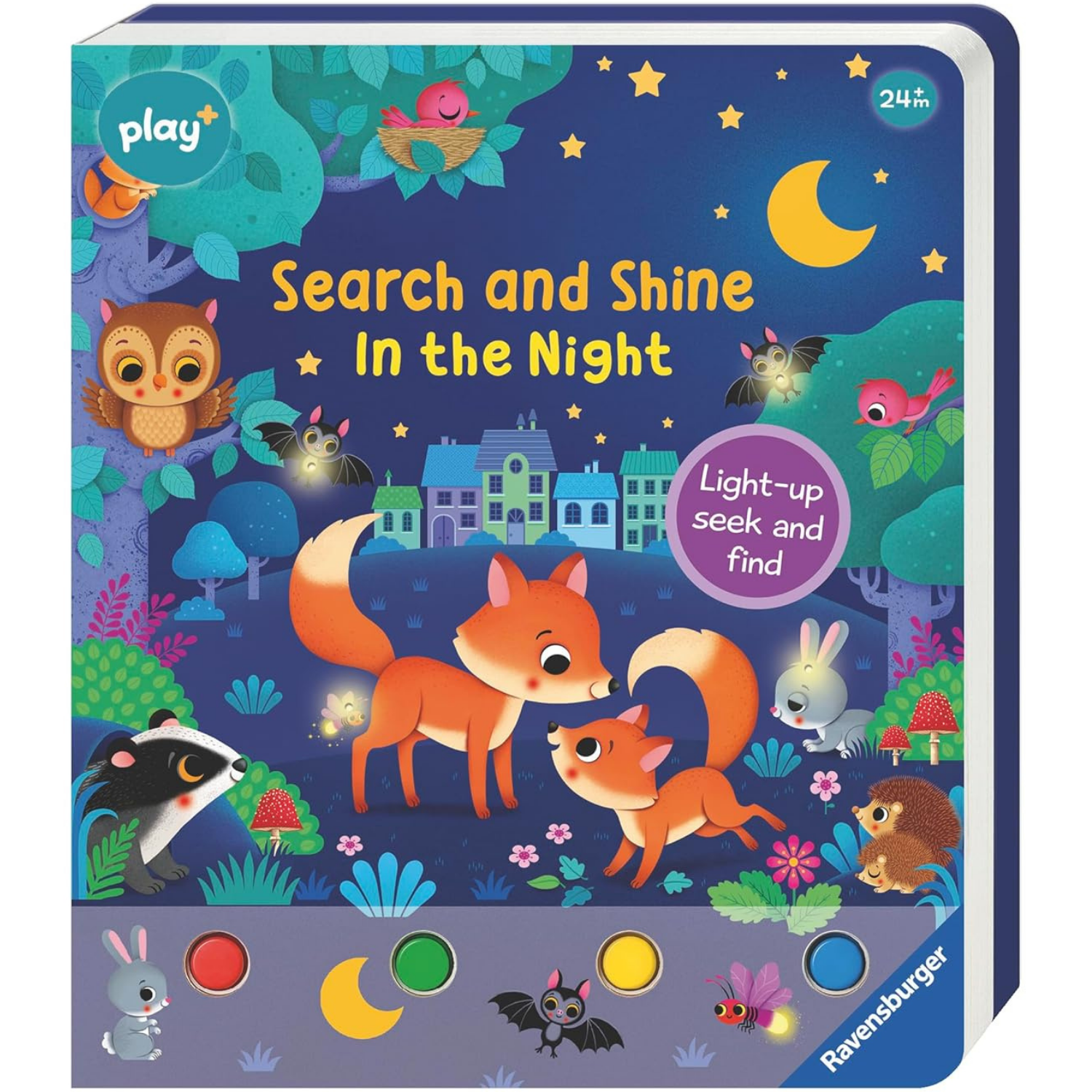 Search and Shine In the Night : Light-up, seek and find