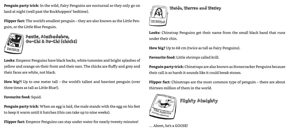 Penguin Pandemonium Little Birds big dreams